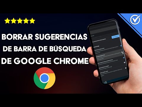 ¿Cómo borrar sugerencias de la barra de búsquedas en GOOGLE CHROME?