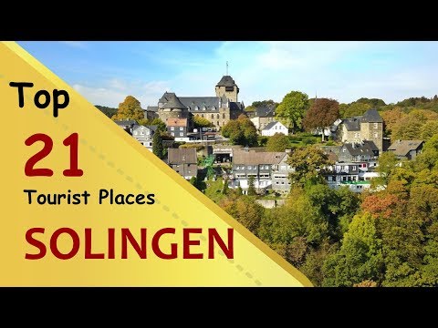 "SOLINGEN" Top 21 Tourist Places | Solingen Tourism | GERMANY