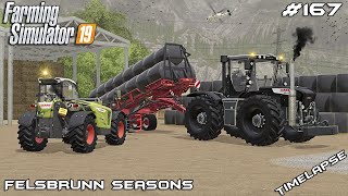 Collecting 130 SILAGE bales | Animals on Felsbrunn Seasons | Farming Simulator 19 | Episode 167