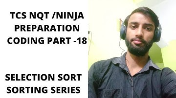 TCS NQT/NINJA PREPARATION | SORTING SERIES | CODING PART-18 | INSERTION SORT
