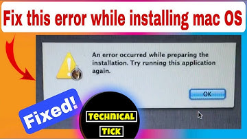 Fix An error occured while preparing the installation Try running this application again on macOS