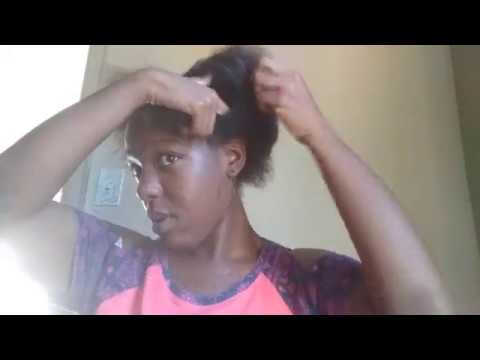 I Straightend My Short Natural 4c Hair W Hot Comb Youtube