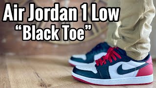 Air Jordan 1 Low “Black Toe” Review & On Feet