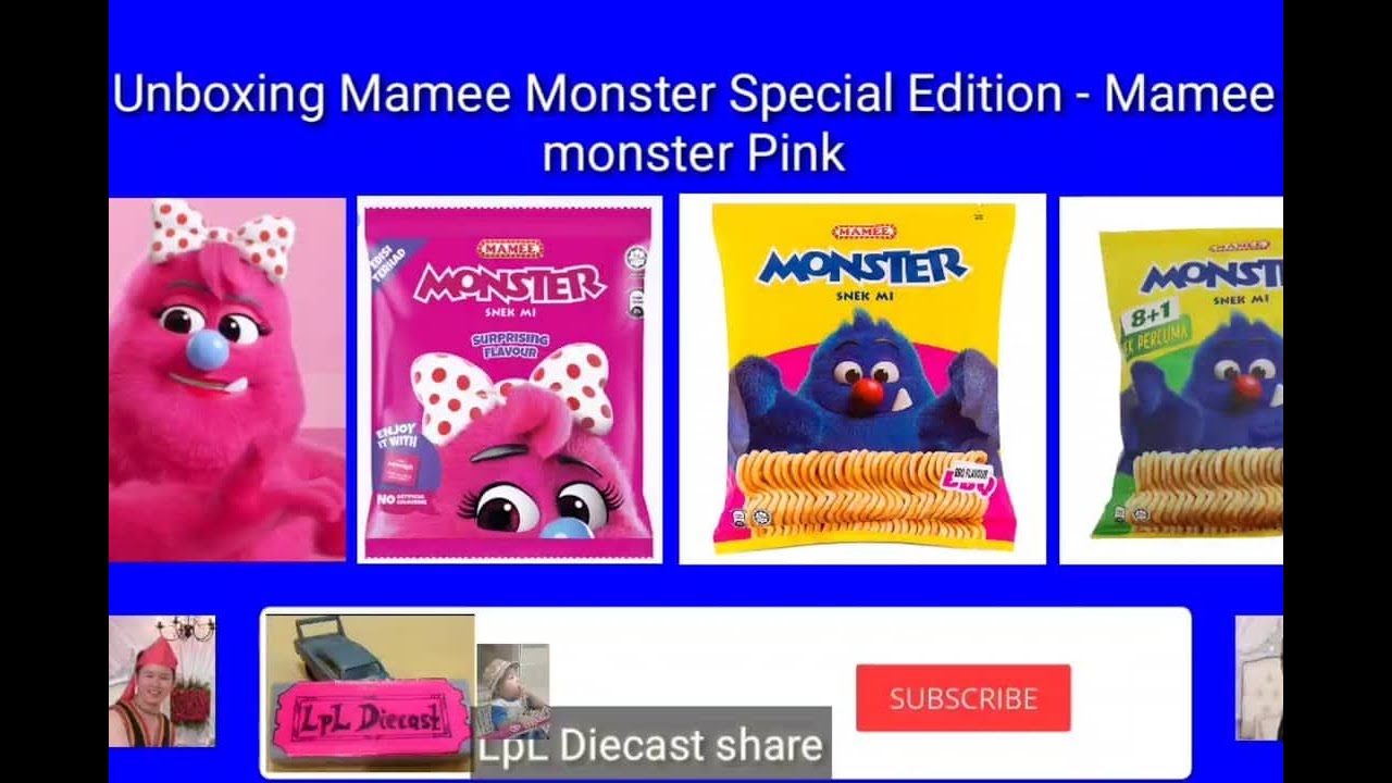 Mamee Monster Pink Special Edition Unboxing Youtube