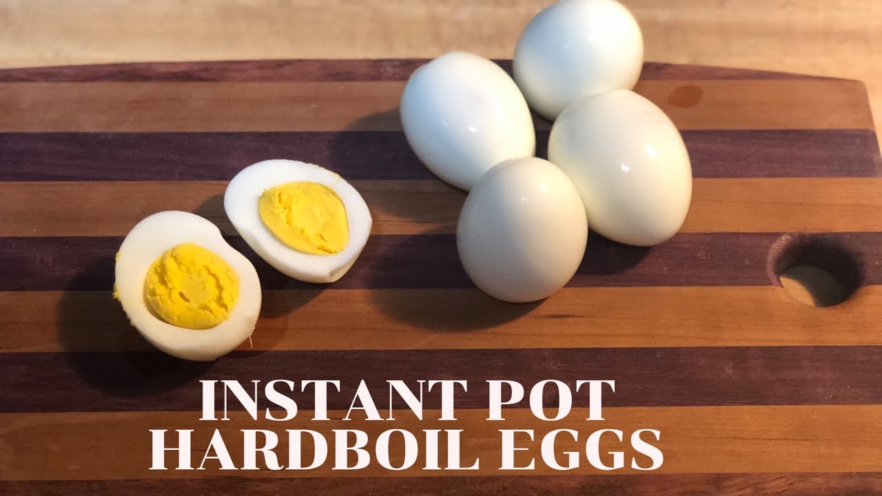 How to make hard boil eggs in the pressure cooker Instant Pot YouTube