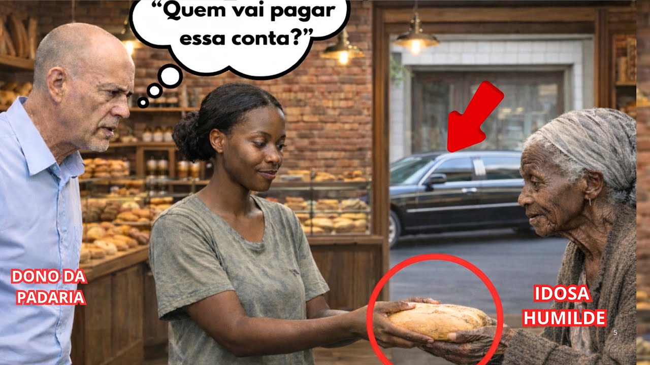 ELA comprou PÃO pra uma IDOSA todos os dias... até UM DIA UMA LIMUSINE parar em frente à padaria 