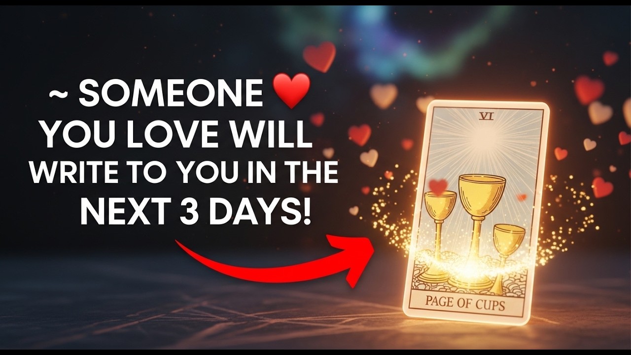 Jemand den du liebst wird dir in den nächsten 3 Tagen schreiben! Sie sind bereit für diese