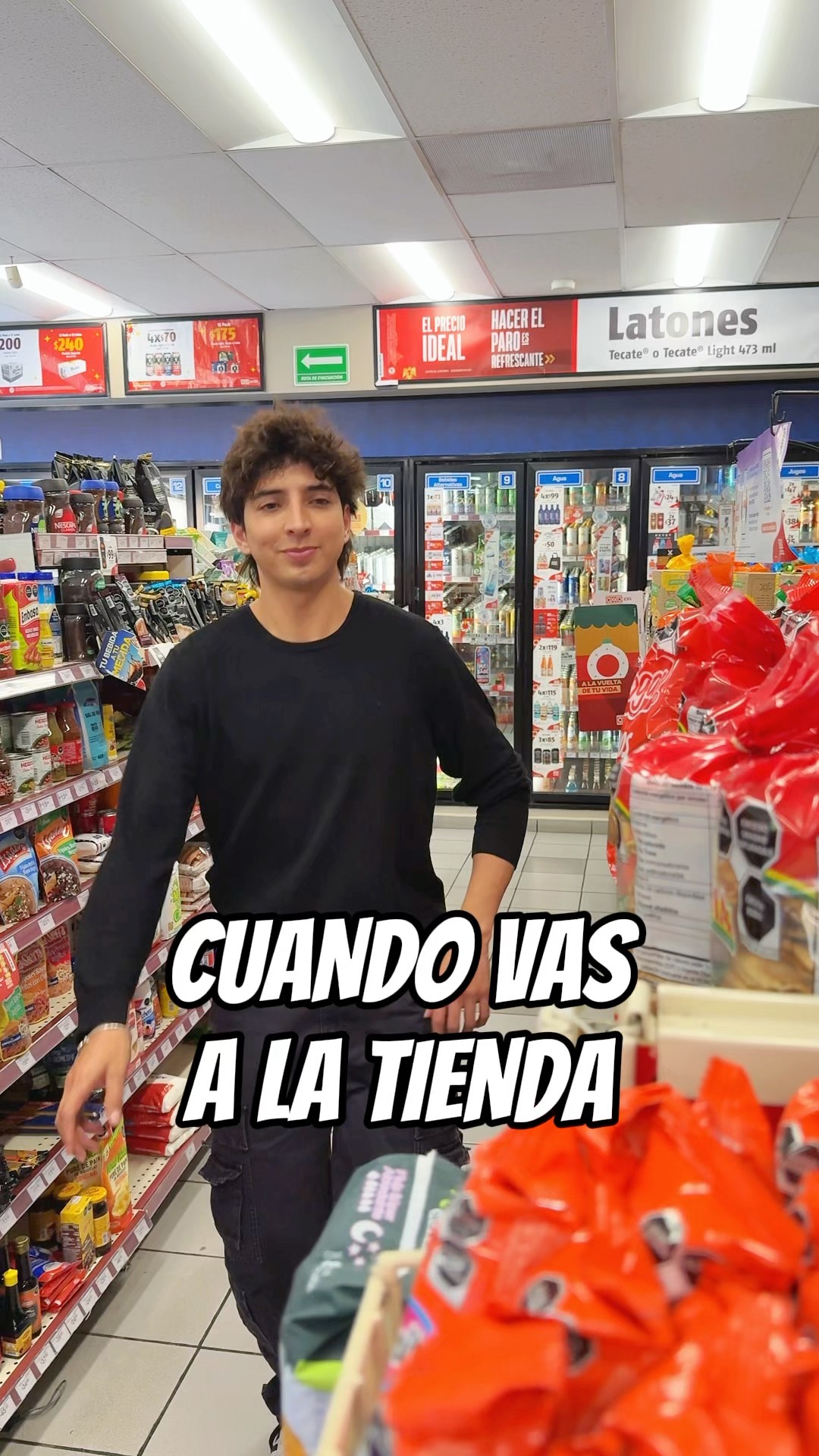 CUANDO VAS A LA TIENDA ?