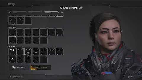 Outriders Create Character - Male and Female  Customization 4K HDR