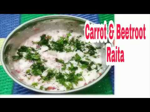 Carrot, beetroot, cucumber, tomato Raita - for weight loss -  रायता Recipe.. | Healthy and Tasty channel
