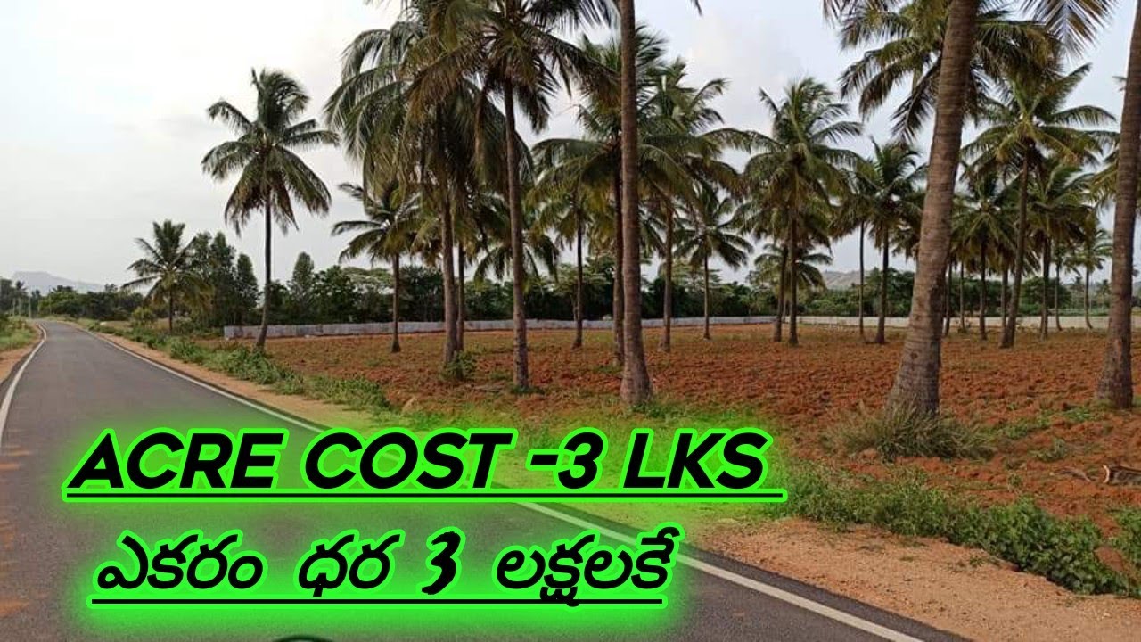 Acre Cost -3 Lks only | ఎకరం ధర 3 లక్షలకే | water facility 300 feet Road facility available