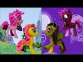 PINKAMENA FLUTTERBAT AND APPLE ANIMATRONIC Customs-Makeover My Little Pony figures