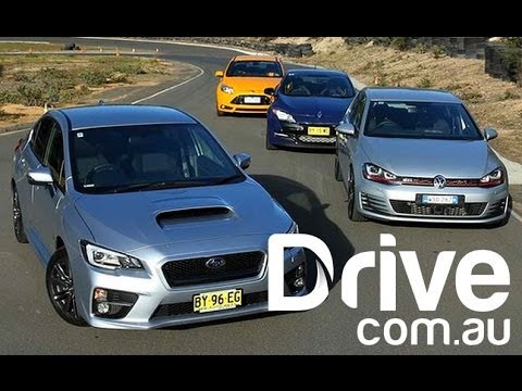Wrx Vs Gti >> Subaru Wrx V Volkswagen Golf Gti V Ford Focus St V Renault Megane Rs265 2014 Drive Com Au Wrx Vs Gti >> Subaru Wrx V Volkswagen Golf Gti V Ford Focus St V Renault Megane Rs265 2014 Drive Com Au