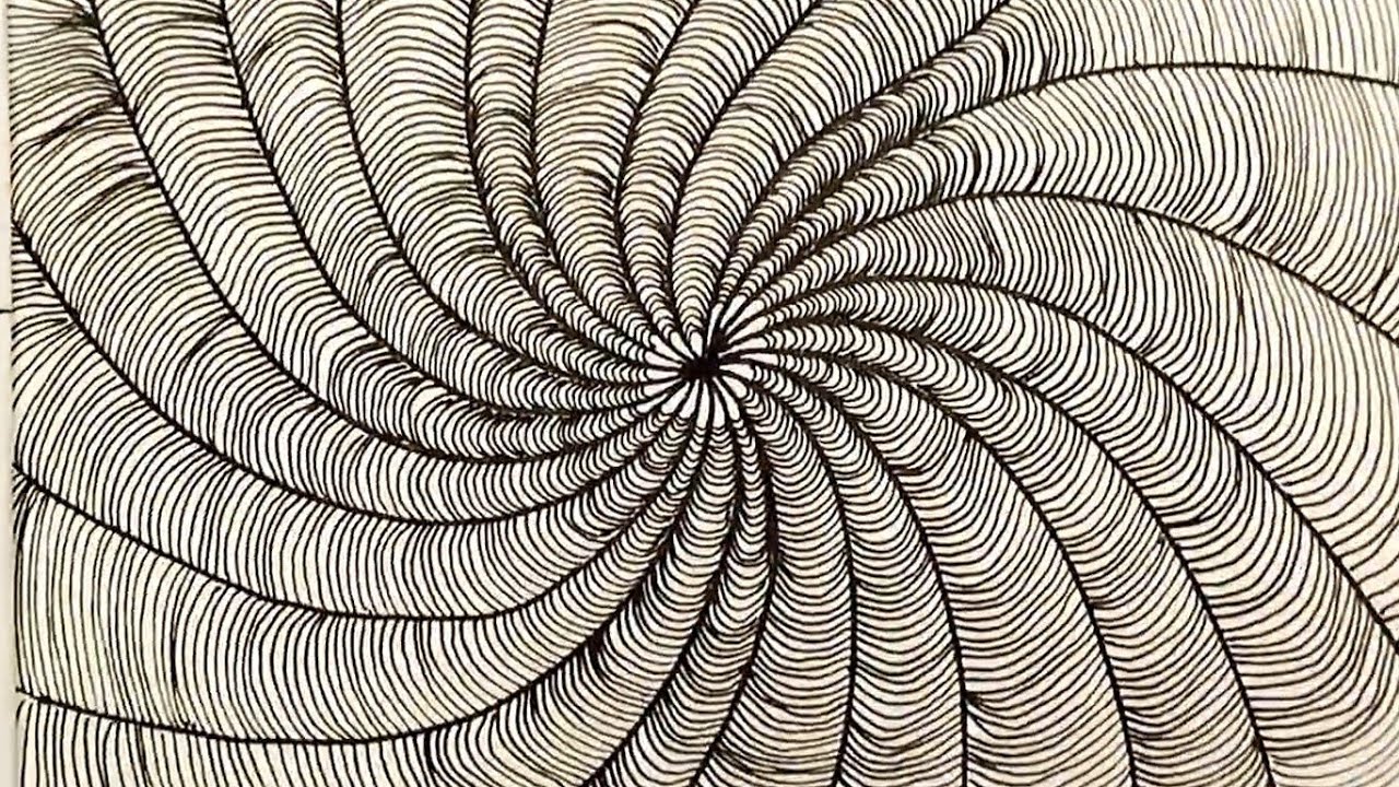 Vẽ Zentangle patterns đơn giản (#1) | Củi Art - YouTube