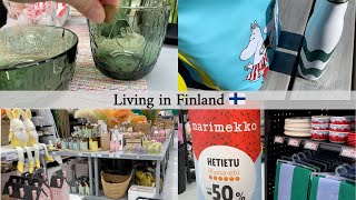Living in Finland Vlog #9 Spring has Arrived | Grocery Shopping | Moomin | Marimekko
