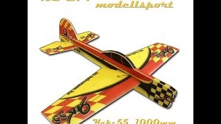 Styroman Yak-55 EPP RC repülő összeszerelési útmuató HUN
