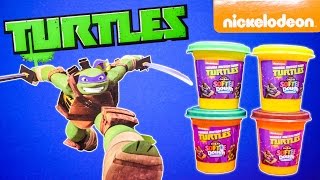 Teenage Mutant Ninja Turtles Softee Dough a a Toy Unboxing