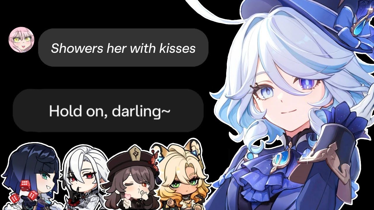 Genshin Impact Girls React to: Showering them with kisses | CharacterAi - Genshin Impact