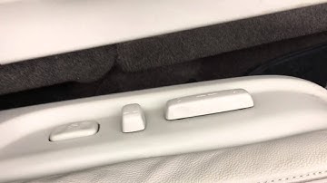 How to program memory seats on a 2012 Acura TL