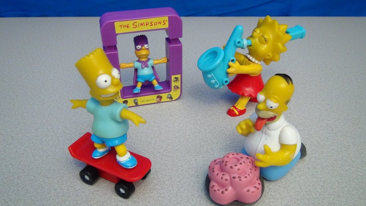 THE SIMPSONS SUBWAY KID'S PACK 1997 TOY COLLECTION VIDEO REVIEW YouTube