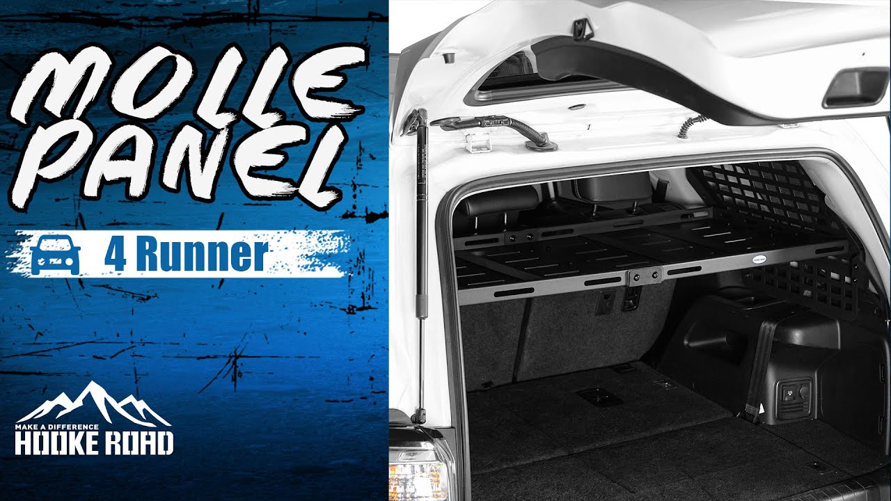 Interior Cargo Rack Kit & Rear Window Molle Panel For 2010-2024 Toyota 4Runner - Hooke Road