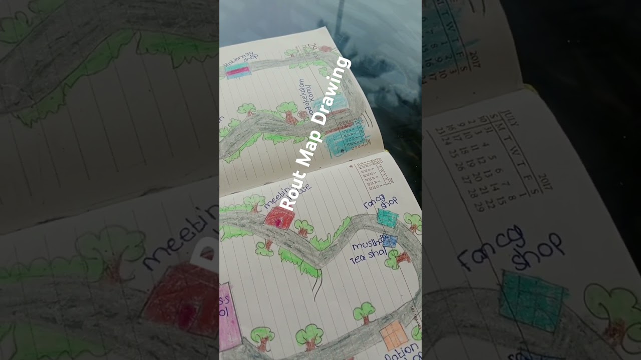 Home to School Rout Map Drawing # Vaiga And Vipa World