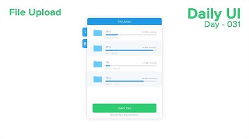 Daily UI - Day 031 - File Upload