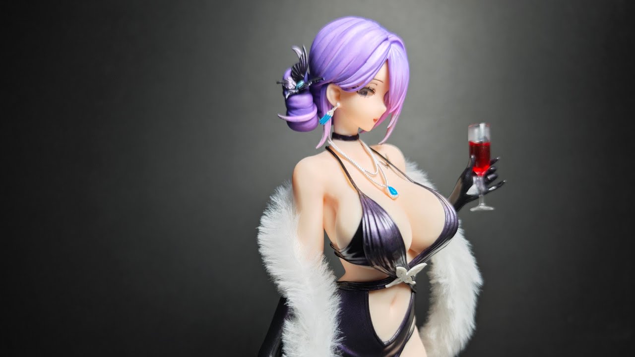 1/6 SUPER NOVA X BIYA ORIGINAL YUNA PARTY DRESS statue figure with
