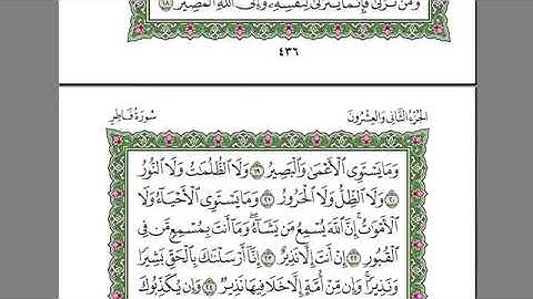 Surah fatir sudais - سورة فاطر سديس 35