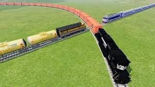 Realistic Train Crashes #42 - Beamng.Drive