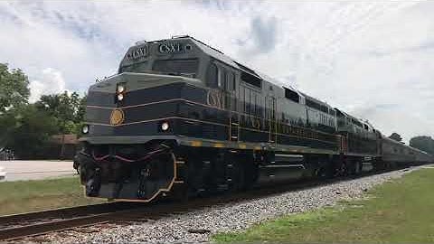 CSX P001 Kenly NC 06/05/2021 Office Car Special Debut run in New Paint Scheme