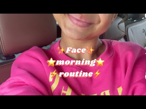 🤪 face morning routine ⭐️ - YouTube