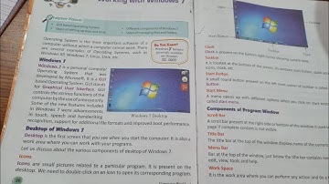 computer class 4th chapter 3 working with windows 7 question and answers