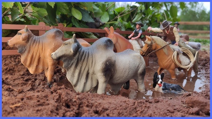 GRANDE Rodeio na Fazendinha de Brinquedo do Davi - Segura Peão