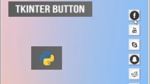 Python Tkinter - Button with Image