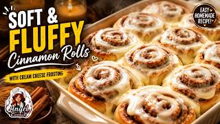 Soft & Fluffy Cinnamon Rolls with Cream Cheese Frosting | Easy Homemade Recipe Soft & Fluffy Cinnamon Rolls with Cream Cheese Frosting | Easy Homemade Recipe
