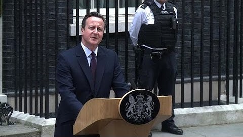 Cameron promises referendum on EU after election victory