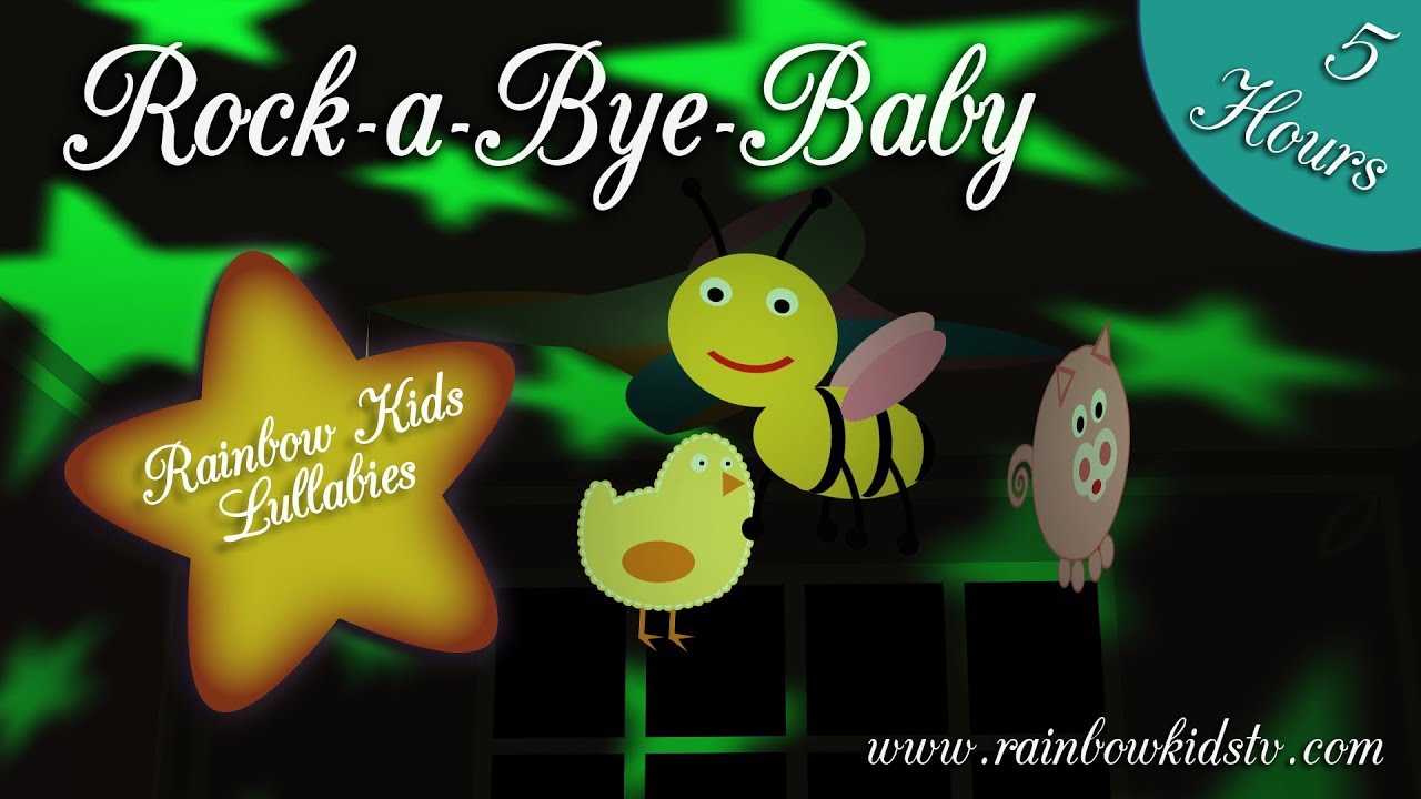 Rock-a-bye Baby Lullaby - Soothing Piano Music - YouTube