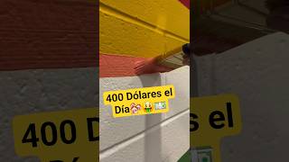 Pintores nivel Dios 400 dólares el día #tips #painter #construction