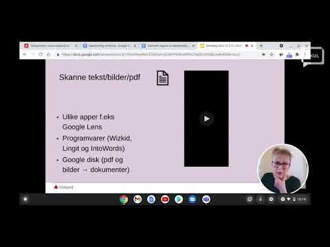 Lese - og skrivestøtte med Chromebook