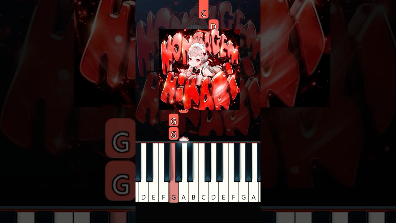 MONTAGEM HIKARI - BellyJay (EASY BEGINNER Piano Tutorial)