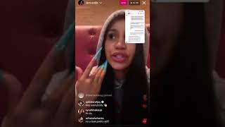 Cardi b talking About pr€dators, #(protect our kids) Instagram live.