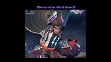 YU Zhong super entry #MLBB #shorts #BlackDragon #DragonWarrior #miya #shadowsnipy #attitute