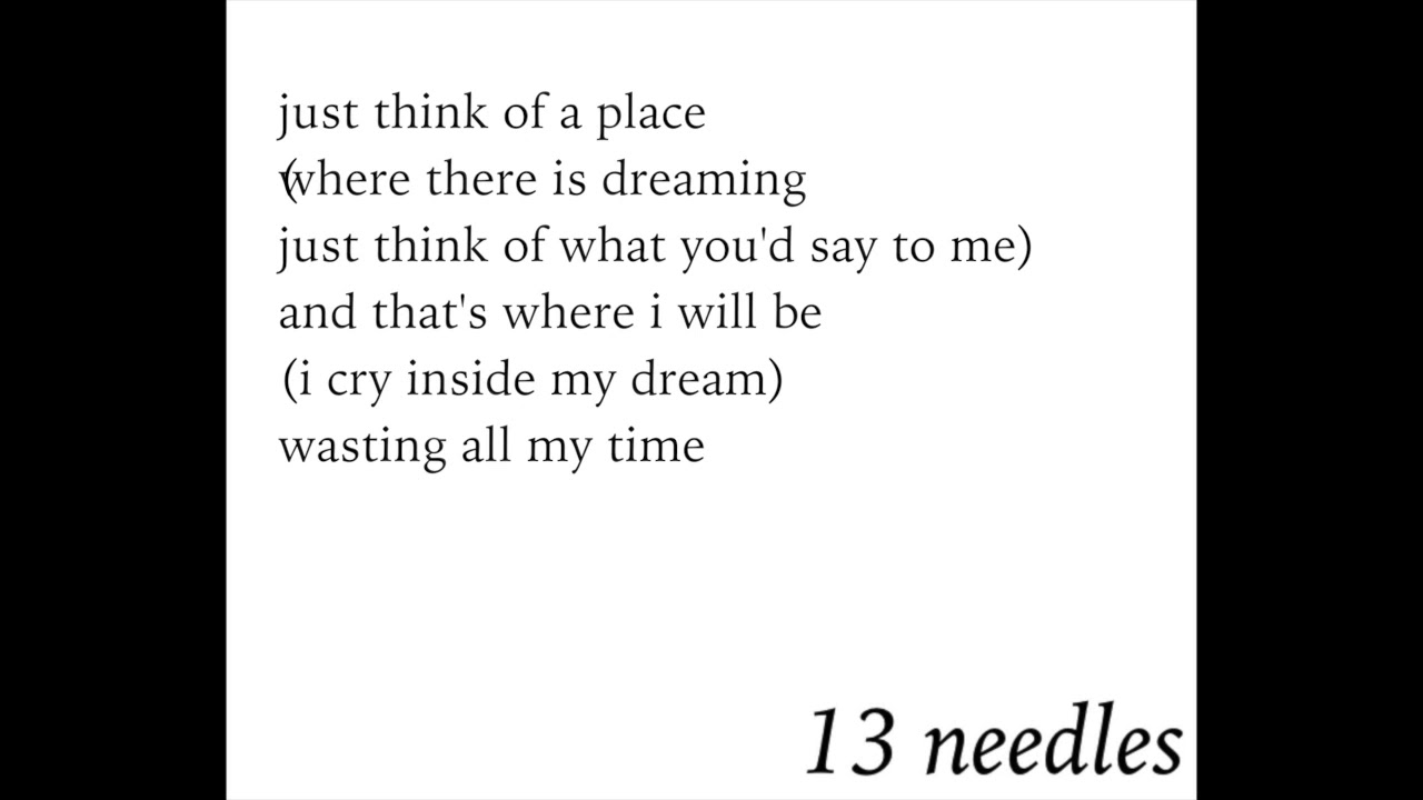 13 Needles - Imaginative World (lyric video)