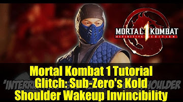 Mortal Kombat 1 Tutorial Glitch: Sub-Zero