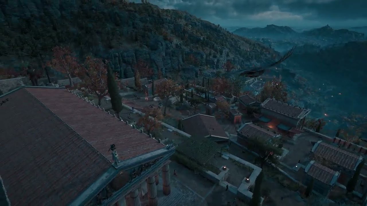 Temple of Apollo in Sanctuary of Delphi, Assassins Creed Odyssey | assassins creed viewpoints #6