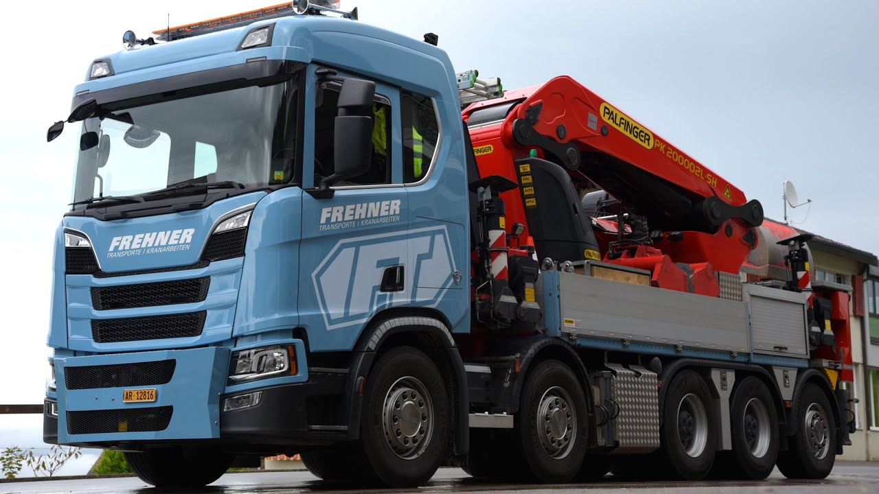 Scania R580 - Palfinger PK200002 - Frehner Transporte