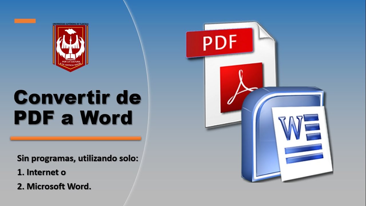 Convertir PDF A Word Sin Programas Sin Aplicaciones YouTube