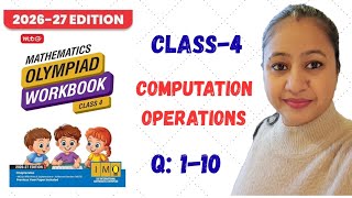 ✅SOF CLASS-4 IMO 🏅 2026-2027 🏅CHAPTER-2 COMPUTATION OPERATION QUESTION: 1-10 💯 OLYMPIAD ORBIT Net Worth