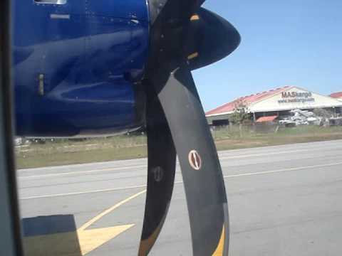 Maswings ATR 72-500 push back, preflight announcement and engine startup. Flight: MH 3151 Origin: Kota Kinabalu Destination: Bintulu Watch Air Traffic Live! @ www.flightradar24.com and Listen to Live ATC (Air Traffic Control) communications @ http